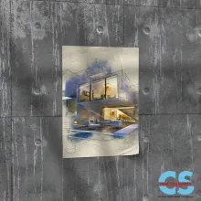Poster Ecokleur (Eigen formaat)